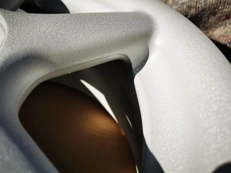 Wrinkle Silber Metallic Matt: Produktbild