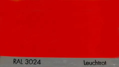 RAL 3024 Leuchtrot: Produktbild