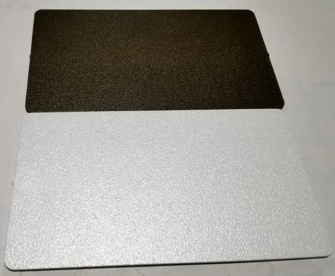 Weiß Wrinkle Feinstruktur Metallic Matt: Produktbild