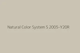 NCS S 2005-Y20R: Anwendungsbeispiel