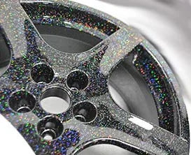 Rainbow Glitter Clear Klarlack: Anwendungsbeispiel
