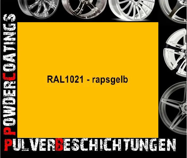 RAL 1021 Rapsgelb: Produktbild
