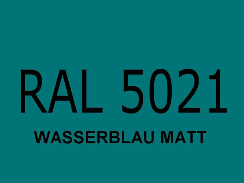RAL 5021 Wasserblau Matt: Anwendungsbeispiel