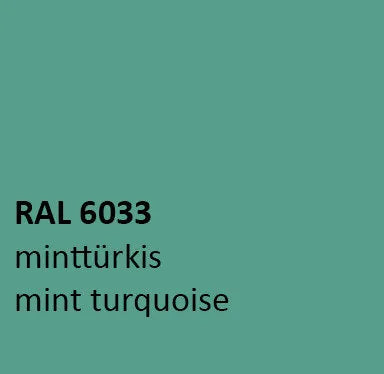 RAL 6033 Minttürkis: Anwendungsbeispiel