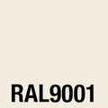 RAL 9001 Cremeweiß Matt Feinstruktur: Anwendungsbeispiel
