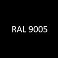 RAL 9005 Tiefschwarz Seidenmatt Grobstruktur: Produktbild
