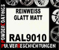 RAL 9010 Reinweiß Matt: Anwendungsbeispiel